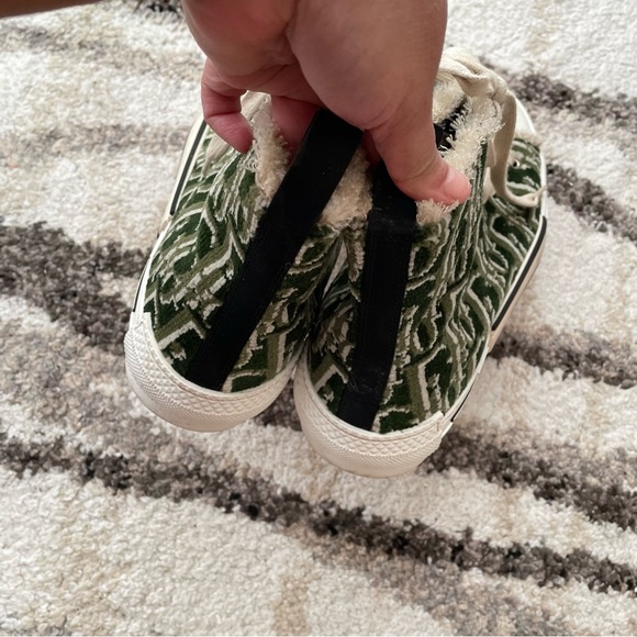 Men’s Dior B23 High Top Sneakers Green & White Oblique Tapestry - Picture 14 of 15